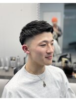 刈部倶楽舞&nbsp;ジェットモヒカン/アップバンク/ツーブロック/フェード/黒髪