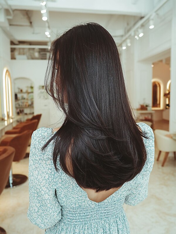 ☆No,2☆巻ける♪プレミアム艶縮毛矯正+カット+2step髪質改善トリートメント