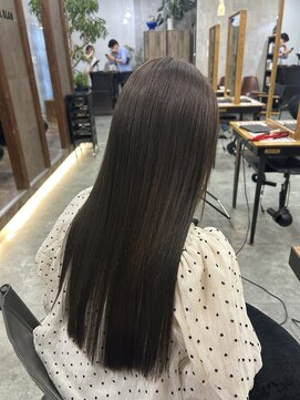 ジルブラン 土浦(JIL BLAN) ハイライトバレイヤージュダブルカラーケアブリーチ20代30代