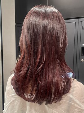 シャルムバイケンジ(Charm.by KENJE) 赤髪/艶髪/髪質改善/ブリーチなし/韓国レイヤー/オージュア