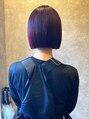マカ(MAKA) 大人気な切りっぱなしボブに、こっくりレッド系カラー♪