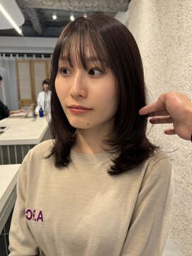 ナチュラルストレートミディアム