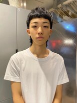 アース 高円寺店(HAIR & MAKE EARTH)&nbsp;ぱっつん前髪×マレット｛@02st96 }