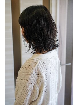 ムゥフ ヘアーアンドアイラッシュ(mouf hair&eyelash) エアウェーブ・レイヤーロブ / Airwave Layered Lob