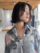 サロンドミルク 新百合ヶ丘店(salon de MiLK)&nbsp;切りっぱなしレイヤーボブ［新百合ヶ丘］