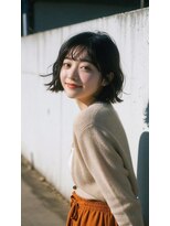 コートフィールエー(CO_T feel.a) 30代40代に◎上品なツヤ感×抜け感ニュアンスボブ