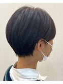 丸さが可愛いショート/春カラー/丸みショート/ブリーチなし