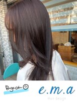エマヘアデザイン(e.m.a Hair design)&nbsp;ベージュカラー