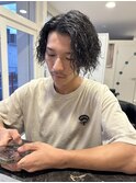 ロン毛ツイストパーマ