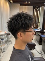 クオリス 上福岡店(QUALIS)&nbsp;メンズ王道！ツイストスパイラルパーマ×ショートツーブロ