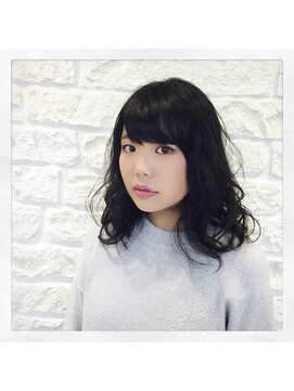 ヘアアプセウス (hair APCEWS) エアリーな黒髪ウェーブ