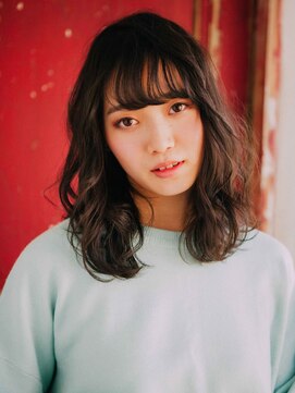 トレボー 永山店 ゆるカワ ミディ パーマ  【永山】