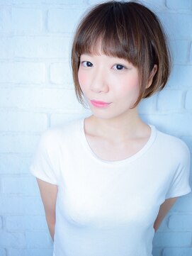 ラウンジ モリオ イケブクロ(Lounge MORIO Ikebukuro) 【morio池袋】大人可愛い小顔ブランジュワンサイドショートボブ