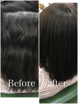マイン ヘアー クリニック(main hair Clinic) お客様の縮毛矯正