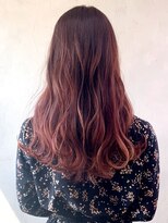 アイティー バイ アルバム 中野店(IT by ALBUM)&nbsp;チェリーピンク_ローライトスリークボブ厚めバング_ba285052