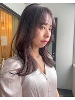 リル(Lille 橋本)&nbsp;ダークラベンダーアッシュ×チェリーブラウン×大人ガーリー