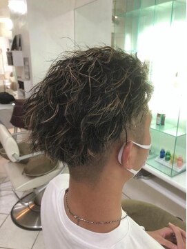 ミューズ 新小岩店(HAIR&NAIL MUSE) ツイストパーマメンズメッシュツイストスパイラルハイライト