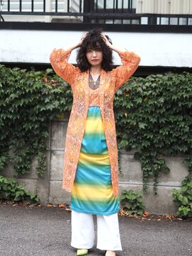 リブロ 三軒茶屋(LIBRO) くせ毛風ロングスタイル