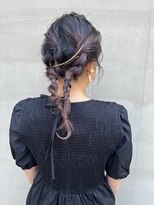 ヘアー アイス ルーチェ(HAIR ICI LUCE) ヘアセット くねくねヘアアレンジ /中西
