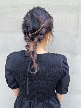 ヘアー アイス ルーチェ(HAIR ICI LUCE) ヘアセット くねくねヘアアレンジ /中西