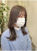 韓国くびれミディアムヘア