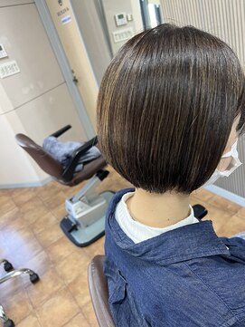 マイスペース(MY SPACE) 前下がりボブ