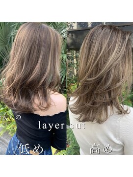 トルネード(TORNADO) レイヤーカットハイレイヤー、ローレイヤー　n5.24