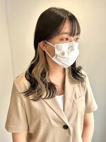 ツキ 横浜店(tuki)&nbsp;インナーカラーケアブリーチイヤリングカラーハイライトレイヤー