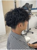 スパイラルパーマ/束感ショート/波巻き/マッシュパーマ　新籾