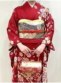 祝☆成人式(^○^)♪ 【振袖着付け+ヘアセット】 ※電話予約のみ