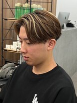 エルマーク(L-MARK)&nbsp;シースルーマッシュブリーチダブルカラーフェイスフレーミング