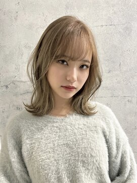 ヴィア(Via) くびれボブ×ベージュ