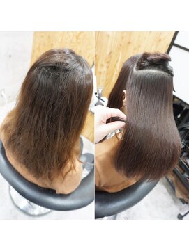 ヘアテリア リュウ 大塚(hair teria ryu) 縮毛矯正/髪質改善/艶髪ストレート/艶カラー