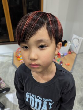 ロム レッドハイライト/アースカラー/ヘルシースタイル