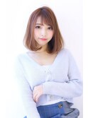 20代30代40代50代美髪ピンクブラウン切りっぱなしボブショー
