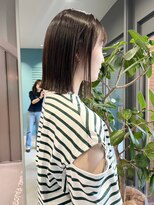 ノエ トトン(noe tton)&nbsp;切りっぱなしボブ×透明感カラーA-25