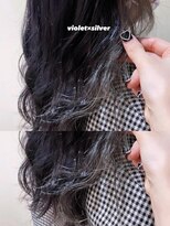 レックス 中野(rex) ケアブリーチ/インナーカラー/バイオレット×グレーシルバー