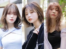 "乾かすだけでまとまり、360°どこから見ても完璧なスタイル☆こだわりの似合わせカット【alma hair】"