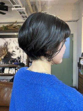 コレット ヘアー 大通(Colette hair) ゆるっとウェーブのショートスタイル .*。