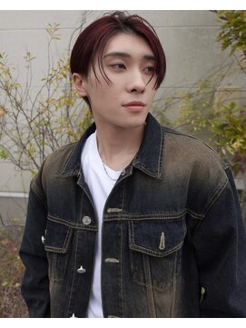 グリフィカ(grifica) メンズハイトーンカラー　カシスレッド