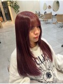 髪質改善ストレートロング