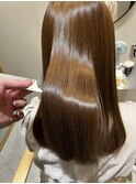 ブリーチなしベージュで叶える柔らかツヤ髪