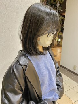グラス 春吉1号店(glass) bob×顔まわりcut
