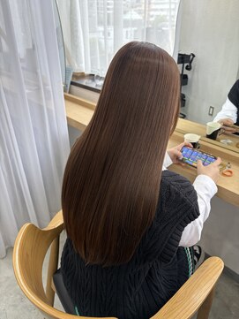 リュンヌ(Lune) 明るめラベンダーブラウン/ブリーチなしカラー/艶髪/YU118