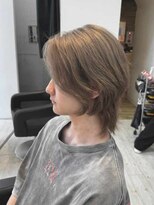 インク サカエ(inq sakae)&nbsp;メンズ/ウルフカット/ミルクティーアッシュ