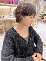 ゼストソエル(ZEST soell)&nbsp;立川／トレンド感／ショートパーマ／艶髪ショート／小顔見せ