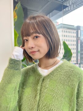 ロンドシエル 横浜(Lond ciel) ヘルシーベージュ×切りっぱなしボブ【横浜】