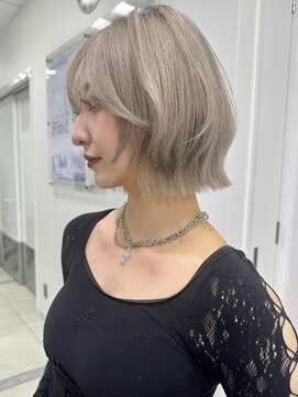 ロンドネートゥル 新潟(Lond naitre) 暗髪/クラゲヘアー/ココアベージュ/小顔(新潟/万代)