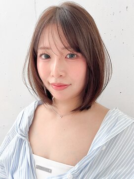 キリ 表参道(kyli) 結べるボブこなれヘアシースルーバングくせ毛風カールモテ髪