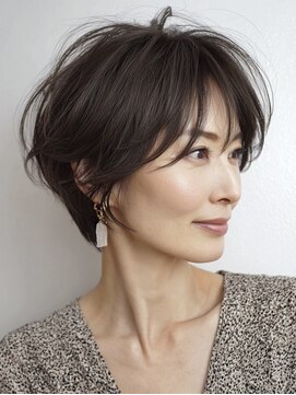 ハーツ(Heart's) 大人ショート　白髪ぼかし　脱白髪染め　白髪染め　40代50代60代